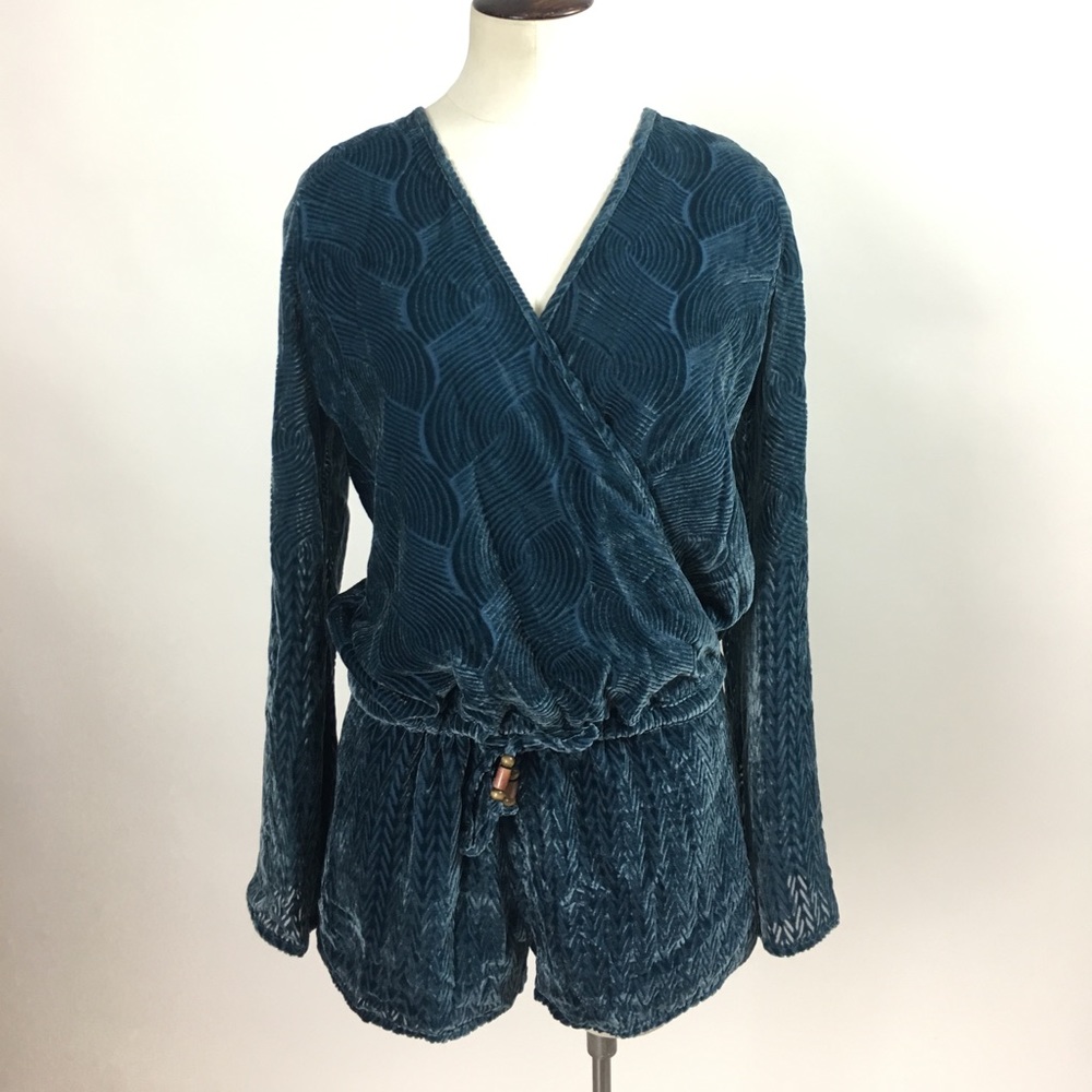 Chaser - Burnout Velvet Romper